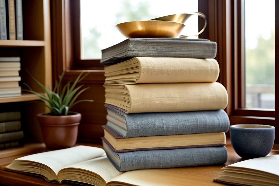 Gut sortiertes Bücherregal mit spiritueller Literatur zur spirituellen Entwicklung in einer Haidhauser Buchhandlung
