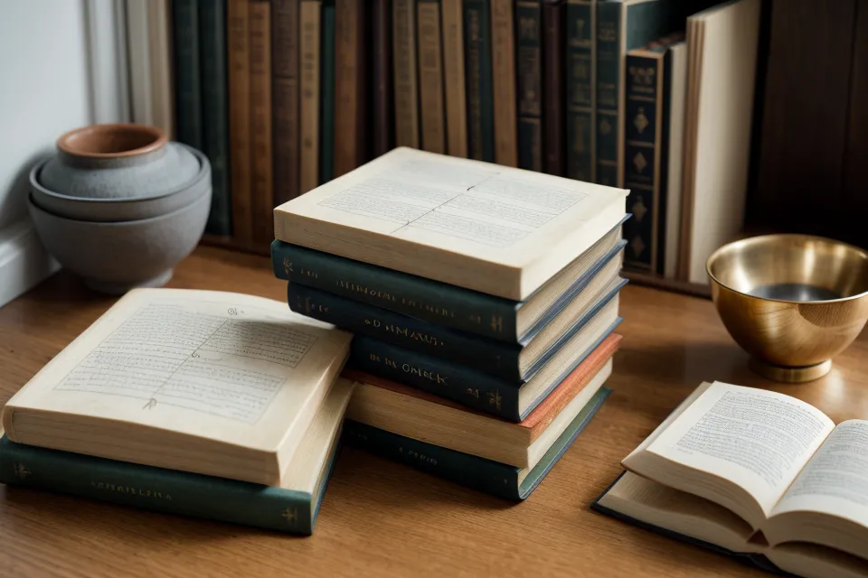 Schaufenster der Buchhandlung Sternwanderer in München Haidhausen bei Dämmerung.
