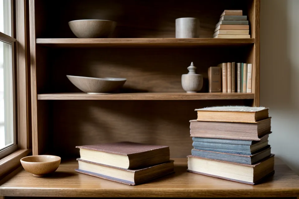 Gefüllte Buchregale mit Meditations- und Channeling-Büchern in Haidhausen